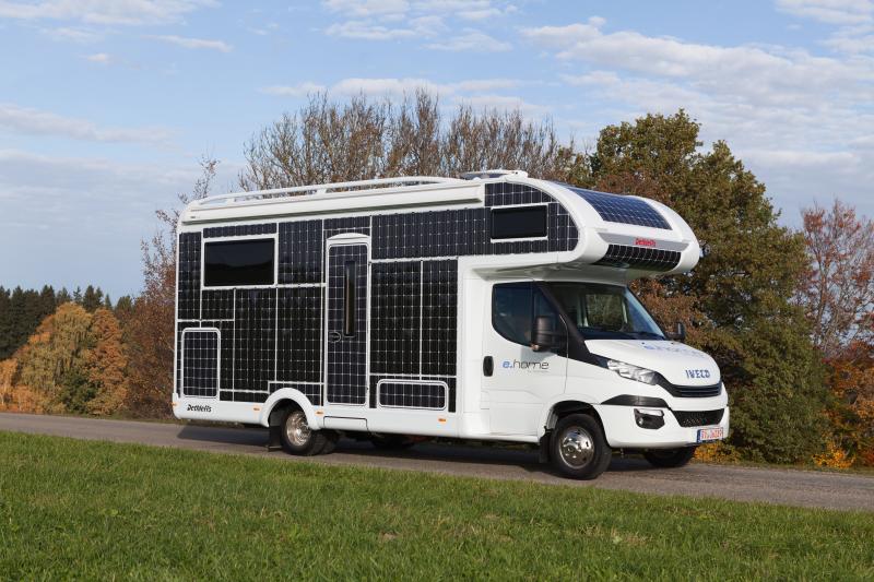 Dethleffs eHome | les photos officielles du camping-car à énergie solaire